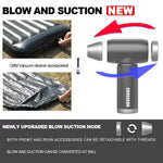 LinkMejor Mini Turbo Blower Jet Electric Blower Rechargeable Compressed Air Dust Cleaner Rechargeable Rechargeable Portable Turbo Fan