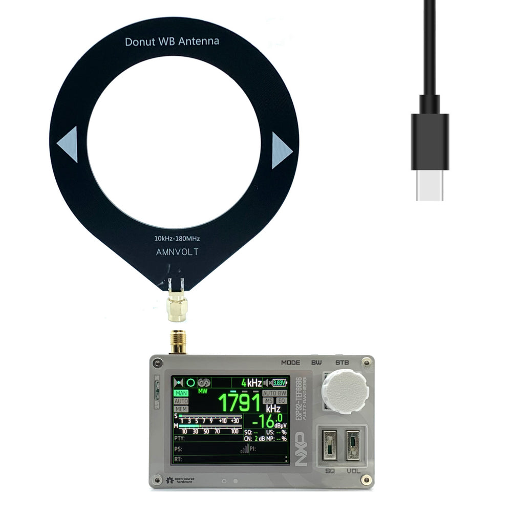 LinkMejor C3 Mini TEF6686 DSP Radio ESP32 Chip Full Band Radio FM/LW/MW/SW Radio Receiver PE5PVB Open-source