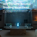 Elfeland 4-in-1 Starry Sky Projector Night Lamp Aroma Diffuser Quiet Humidifier Desktop USB Plug-in Large Fog Volume Colorful Atmosphere Light