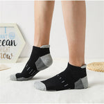 6 Pairs Mens Athletic Ankle Socks Running Cycling Sport Socks Moisture Wicking Cushion High Elastic Short Socks Comfy Breathable Casual Socks