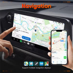 LinkMejor Q1AS 4-in-1 Wireless CarPlay/Android Auto/Mirror Link/AirPIay Adapter USB Plug and Play Screen Mirroring Smart Box