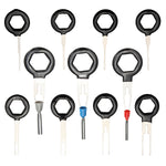 11PCS Terminal Removal Tool Kit High Quality Aluminum Wiring Connector Pin Release Extractor for Car Repair Maintenance