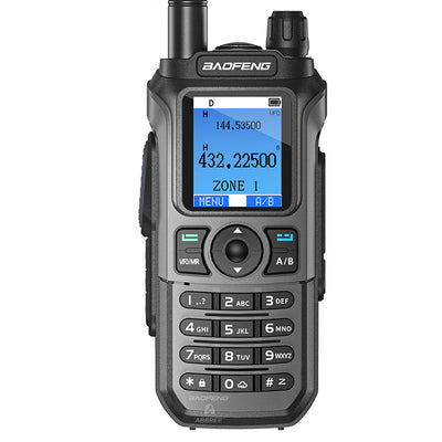 LinkMejor UV-21 Pro V3 High Power Multi-Band Handheld Walkie Talkie with bluetooth APP Programming NOAA Weather Alerts 1000 Channels USB-C Charging AM/FM Two Way Radio with Flashlight Function