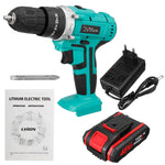 KiWarm 1200mAh 48VF Brushless Cordless Impact Drill Electric Impact Drill with Battery