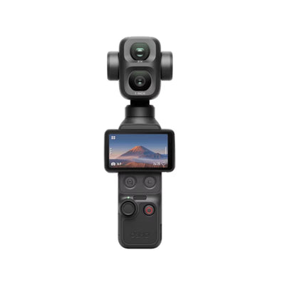 LinkMejor Osmo Pocket 4P Handheld Gimbal Dual Cameras Wide Angle 4K Ultra-Clear Slow Motion 1inch Sensor 17-Levels Dynamic Range 3-Axis Portable Pocket Camera for Photography Video Vlog