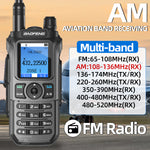 LinkMejor UV-21 Pro V3 High Power Multi-Band Handheld Walkie Talkie with bluetooth APP Programming NOAA Weather Alerts 1000 Channels USB-C Charging AM/FM Two Way Radio with Flashlight Function