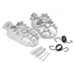 Aluminum Foot Pegs For Yamaha Motocross PW50 PW80 TTR90 TW200 Pit Dirt Bike
