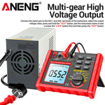 LinkMejor MH15 Insulation Resistance Tester Digital Megohmmeter AC/DC Voltage 0-750V/1000V Capacitance 0-60mF High Accuracy Multimeter 6000 Counts