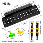 Woodworking Straight Hole Drill Template Hinge Hole Opener Dual Drill Bit Adapter Spring Pressure Cabinet Door Positioning Plate