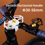 LinkMejor Road Bike Mountain Bike Silicone Phone Holder 4.7''-7.2'' Bicycle Phone Holder Bicycle Quick-release Mobile Phone Stand