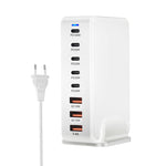 [GaN Tech]LinkMejor 268W 8-Port USB PD Charger 3USB-A+5USB-C PD QC Fast Charging Desktop Charging Station EU Plug US Plug for iPhone 15Pro Max for Samsung Galaxy Flip5 for Huawei Mate60 Pro for Xiaomi 13pro