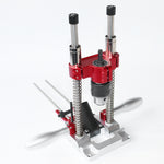 LinkMejor Portable Drill Guide for Straight Holes Built-In Dust Collection Adapter Self-Centering Design for Consistent Hole