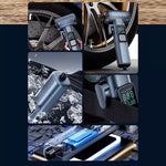 150 PSI Portable Car Inflator Pump Cordless Car Air Pump Electric High Pressure Tire Inflator Built-in Pressure Gauge