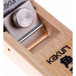 LinkMejor Woodworking Hand Plane 42mm Carbon Steel Replaceable Blade 180mm Hardwood Body Carpenter Smoothing Tool