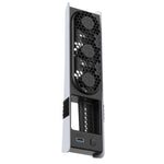LinkMejor LinkMejor-P5228 for PS5 Pro/PS5 Slim Console Rear Cooling Fan with RGB Light Intelligent Temperature Control Dissipation Fan