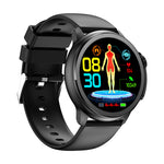 ET481 1.43 inch AMOLED HD Screen ECG Blood Composition Non-invasive Blood Glucose Measurement HRV Function AI Medical Diagnosis Metto SOS Emergency Call Heart Rate Blood Pressure SpO2 Monitor Sleep Monitoring Multi-sport Modes IP68 Waterproof Smart Watch