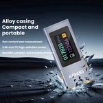 LinkMejor Digital Laser Tachometer Non-Contact RPM Meter 0.96 Inch TFT 300-200000 RPM Type-C 0.8s Sampling Infrared Sensor 5mW Laser Digital Stroboscope Aluminum Alloy Case