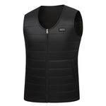 LinkMejor 26 Zones Electric Heated Vest for Women Men USB Charging Intelligent Constant Temperature Lightweight Warm  Sleeveless Heating Clothing