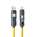Multifunctional 4 in 1 Fast Charging USB Type C Cable for Phone  Xiaomi High-Speed Data Transfer Micro USB Adapter