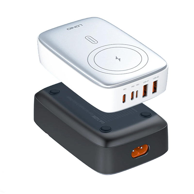 [GaN Tech] LinkMejor 140W 5-Port USB PD Wireless Charger 2USB-A+3USB-C PD3.0 QC3.0 AFC FCP SCP DCP PPS Apple2.4A Fast Wireless Charging Desktop Charging Station EU Plug US Plug for iPhone 16 16 Pro 15 14 13 for Huawei Pura X for Samsung Galaxy S25 Ultra