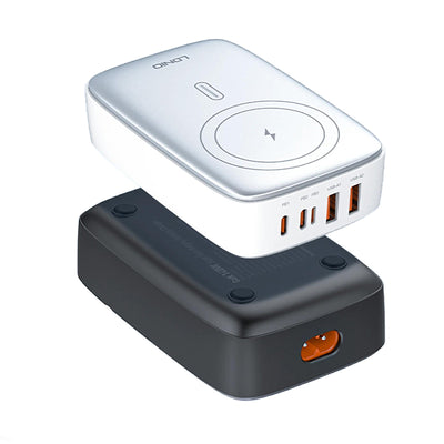 [GaN Tech] LinkMejor 140W 5-Port USB PD Wireless Charger 2USB-A+3USB-C PD3.0 QC3.0 AFC FCP SCP DCP PPS Apple2.4A Fast Wireless Charging Desktop Charging Station EU Plug US Plug for iPhone 16 16 Pro 15 14 13 for Huawei Pura X for Samsung Galaxy S25 Ultra