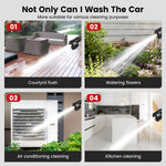 LinkMejor 6 In 1 Cordless Car High Pressure Car Washer Washing Cleaner Machine Water Spayer