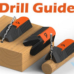 Drill Jig Set Woodworking Jig Accessories Precision PLA 30° 60° 90° Angle Guides Compact Easy Woodworking Tool Accurate Portable