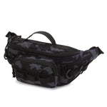 LinkMejor 600D Oxford Men's Fishing Lure Bag Waterproof Molle Tactical Waist Chest Pack Multifunctional Travel Hunting Bag