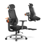 LinkMejor MagicH-BPro Ergonomic Chair with Footrest, Auto-Following Backrest Headrest, Adaptive Lower Back Support, Adjustable Armrest, 4 Positions to Lock