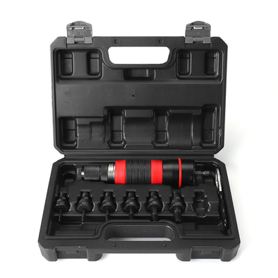 3/8" Rivet Nut Drill Adapter Kit Professional Nut Gun Adapter with Rubber Coating