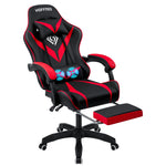 Hoffree Massage Gaming Chair Racing Computer Desk Chairs Ergonomic Massage Lumbar Support High Back Adjustable Swivel Task Chair