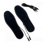 LinkMejor USB Rechargeable Heated Insoles Waterproof Winter Warm Shoe Insoles for Motorcycle Cycling Skiing Hiking Supplies
