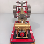 Fire-absorbing Stirling Vacuum Engine Model with 3 PCS Thin Copper Sheets Air Valve Educational Toys