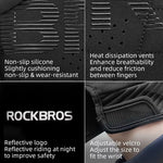 LinkMejor Cycling Gloves Touch Screen Winter Thermal Fleece Warmer Windproof Full Finger Non-slip Gloves for Riding Hiking Climbing