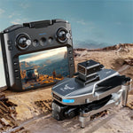 LinkMejor SG901 PRO & MAX GPS 5G WiFi FPV with 4.5inch LCD Screen Controller 720P HD Dual Camera Servo Gimbal 360° Obstacle Avoidance Brushless Foldable RC Drone Quadcopter RTF