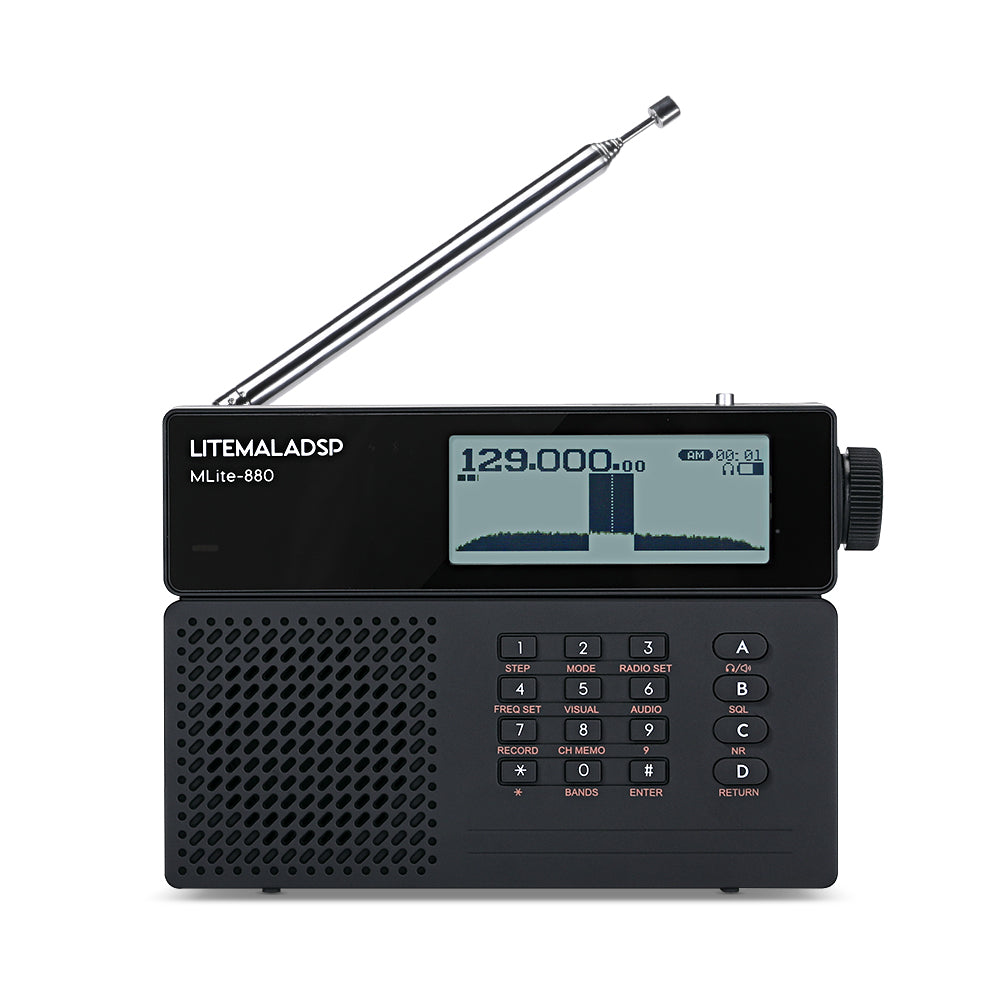 LinkMejor MLite-880 Software-Defined Radio Full Band SDR SSB CW AM SAM NFM WFM support Longwave Medium Wave Shortwave Aviation Band