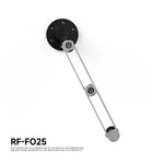 RF4-F025  RF4-F026 Microscope Swing Arm Stand Articulated 360 Degree Adjustable Metal Frame Stable Base Universal Fit for Repair Inspection Tools