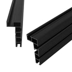 Aluminum Multi T-Track Fence Woodworking Miter Track Fence DIY T Slot Bandsaw Jig Miter Track Sliding Bracket Miter Gauge Backer