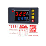 T3231 110V-220V 12V/24V Digital Time Delay Relay LED Cycle Timer Control Switch Adjustable Timing Relay Time Delay Switch