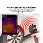 LinkMejor YXI96 YXI96Pro Thermal Imaging Camera Infrared 240*240 Visible light Resolution 96x96 Temperature Range -20°C to 550°C TISR Technology Rechargeable Battery Photo Video Recording Handheld Thermal Inspection Device