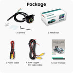 LinkMejor AHD 720P / 1080P Car Rear Camera 170° Wide-Angle Lens Reverse Image High Definition Wide Angle Night Vision Rear View Waterproof