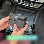 Car Inverter 12V 24V to 220V Multi-Function Socket Mobile Phone Charger 120W Car Power Converter with Smart Digital Display