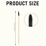 50/100PCS Dual-Purpose Sanding Sticks Precision Frosted Tips Flat Head for Crafts Model Making Shaping Smoothing Finishing