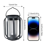 Solar Camping Lantern Portable 4-in-1 Outdoor LED Light With Tripod IPX4 Waterproof USB-C & Solar Powered Ambience