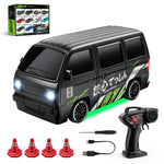 LinkMejor E90-E94 RTR 1/64 2.4G 4WD Mini Drift RC Car Desktop Race LED Light Two Speed Full Scale Remote Control High Speed On-Road Racing Miniature Vehicle Model Boys Gifts Toys
