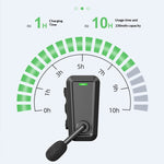 C10 Cycling Intercom Headset Wireless bluetooth 6.0 Earphone 520M Two-person Intercom Built-in HD Noise Cancelling Mic AI Voice Assistant 10H Playback IPX5 Waterproof 18g Outdoors Helmet Headphones