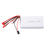 7.4V 5500mAh 8C 2S Lipo Battery with T/Tamiya/Futaba/JST Connector For LOSI 5IVE-T 1/5 RC Car Remote Control Vehicle Truck