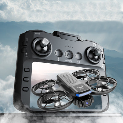 LinkMejor Beast SG800 PRO WiFi FPV with LCD Screen Controller HD ESC Dual Camera Optical Flow Positioning Hover Brushless Circle Protection Kids Gifts 2.4G 4CH 6-Axis Remote Control RC Toys Drone Quadcopter RTF