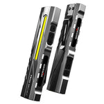 Warsun T9pro 1300LM Ultra-Bright EDC Flashlight Portable Aluminum Alloy Torch with Red Dot Indicator & UV Light for Outdoor Lighting
