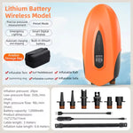 20PSI Electric SUP Air Pump for Paddle Board 12000mAh Cordless 12V DC for SUP Inflator with Auto Shut Off for Kayak Inflatables
